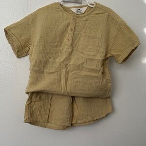 H&M Cotton Muslin 2 Piece Set